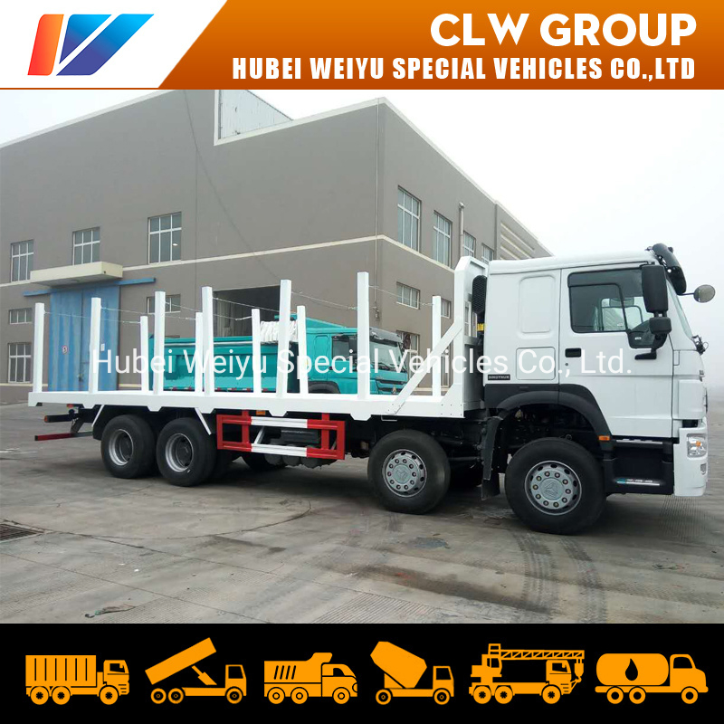 10 Wheels Awd All Wheel Drive Logging Truck HOWO 6X6 Logging Tray Truck