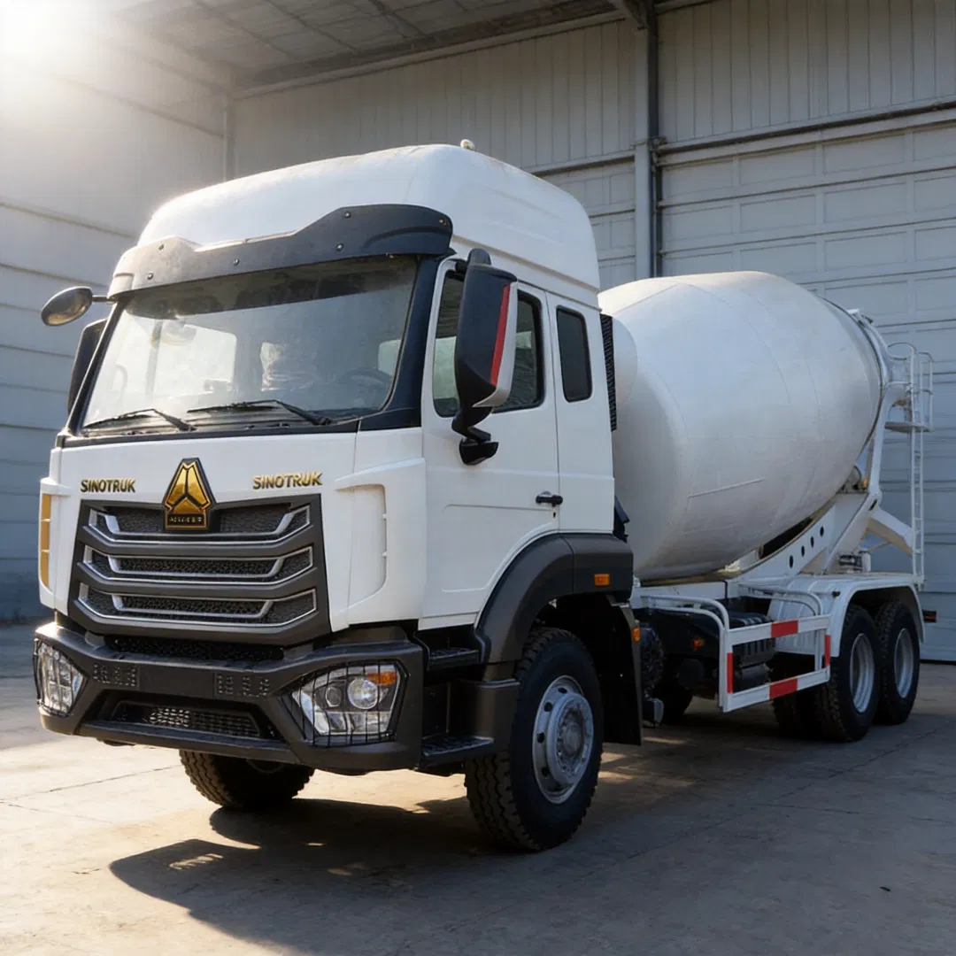 Fully Inspected Used Concrete Mixer Truck HOWO 6X4 8m³-12m³ Cement Mixer Truck