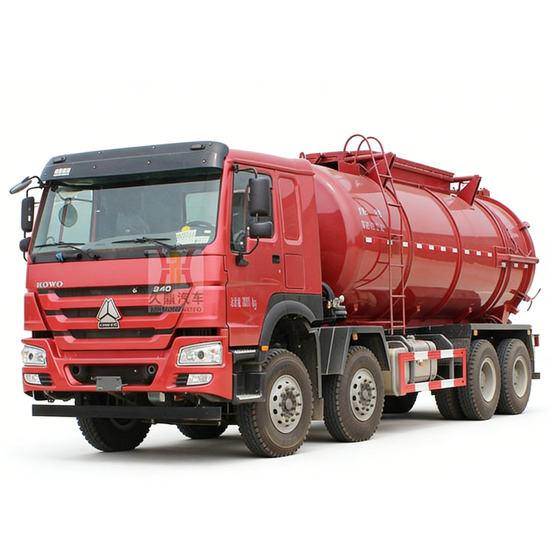 Low-Priced Sale of HOWO 18cbm Sewage Suction Truck 6X4 Vacuum Sewage Suction Truck Price China Sewage Truck Factory