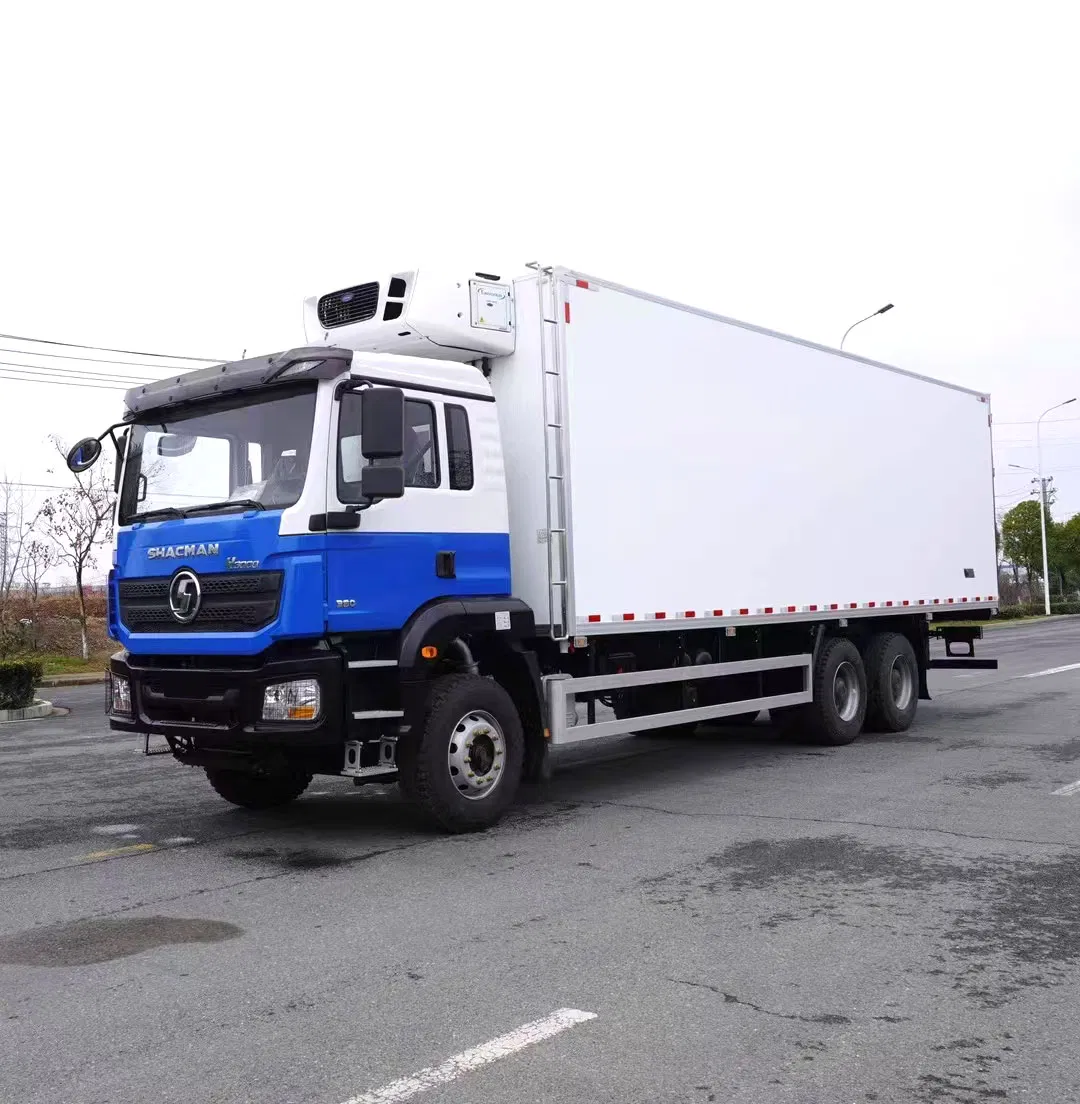 Shacman 6X4 25 Ton Refrigerated Truck, Vegetable, Fruit, Meat, Frozen Food, Frozen Insulation Truck, Cold Chain Truck for Sale