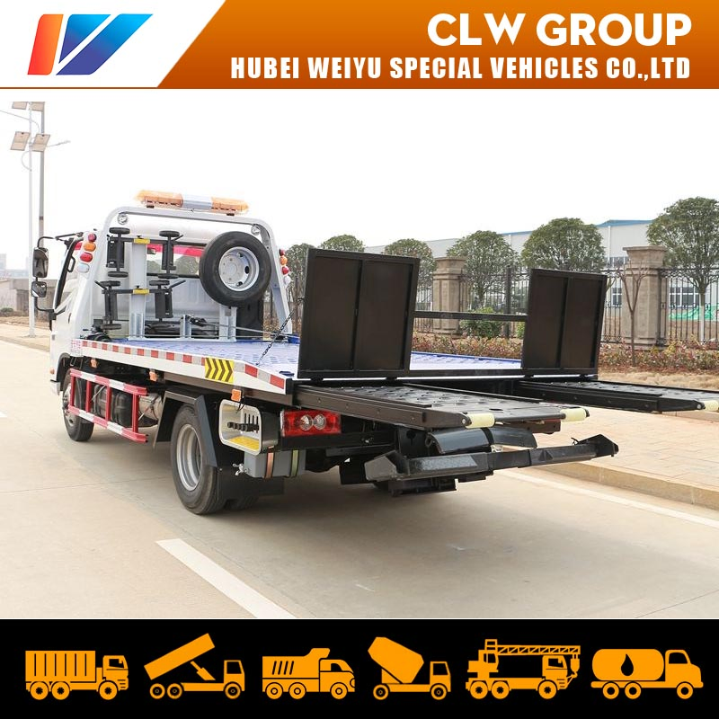 Foton 4X2 4t 130HP Flatbed Road Recovery Wrecker Tow Truck