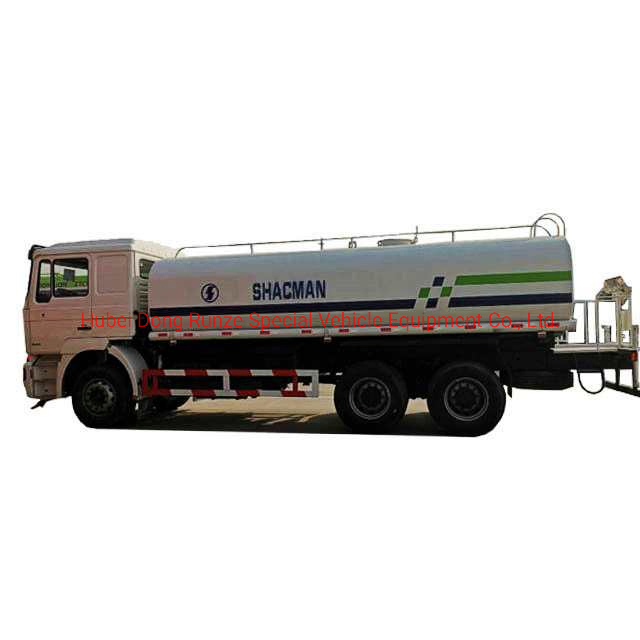 Customized 18-22t Stainless Shacman Water Bowser (LHD RHD Offroad Water Pump optional Electric Water Cannon)
