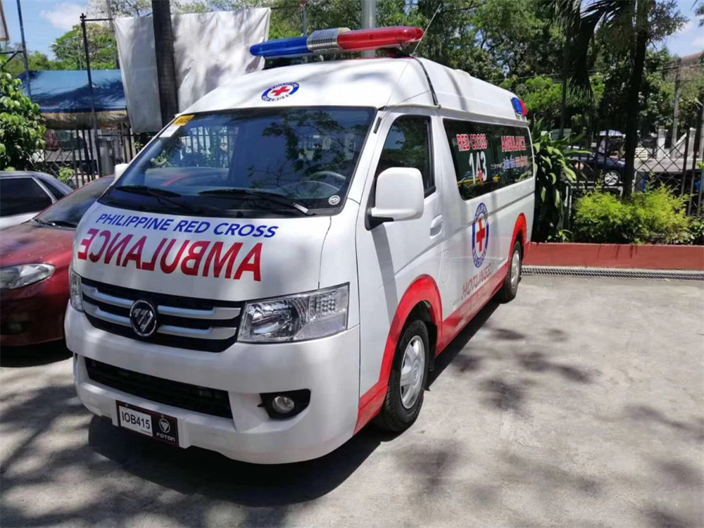 New Right Hand Drive Rhd High Roof Foton G7 Transfer Ambulance