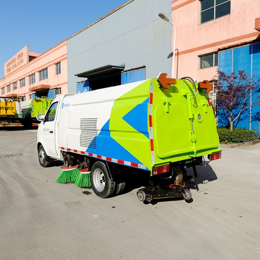 3.5TONS cleaning dongfeng outdoor vacuum baggerroad electric city road street sweeper truck