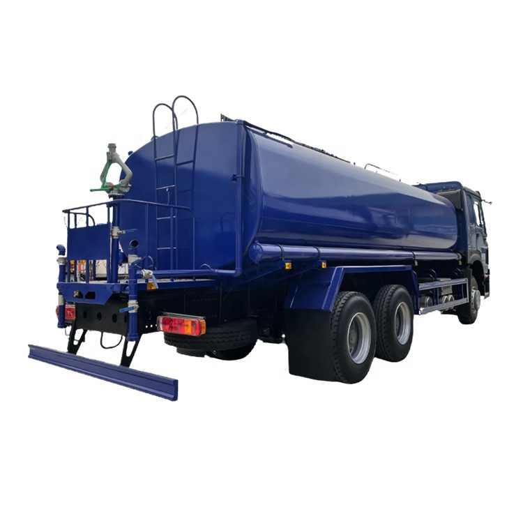 HOWO Blue Color LHD 6X4 20000liters 25000liters Watering Cart 22m3 20kl Construction Site Water Bowser