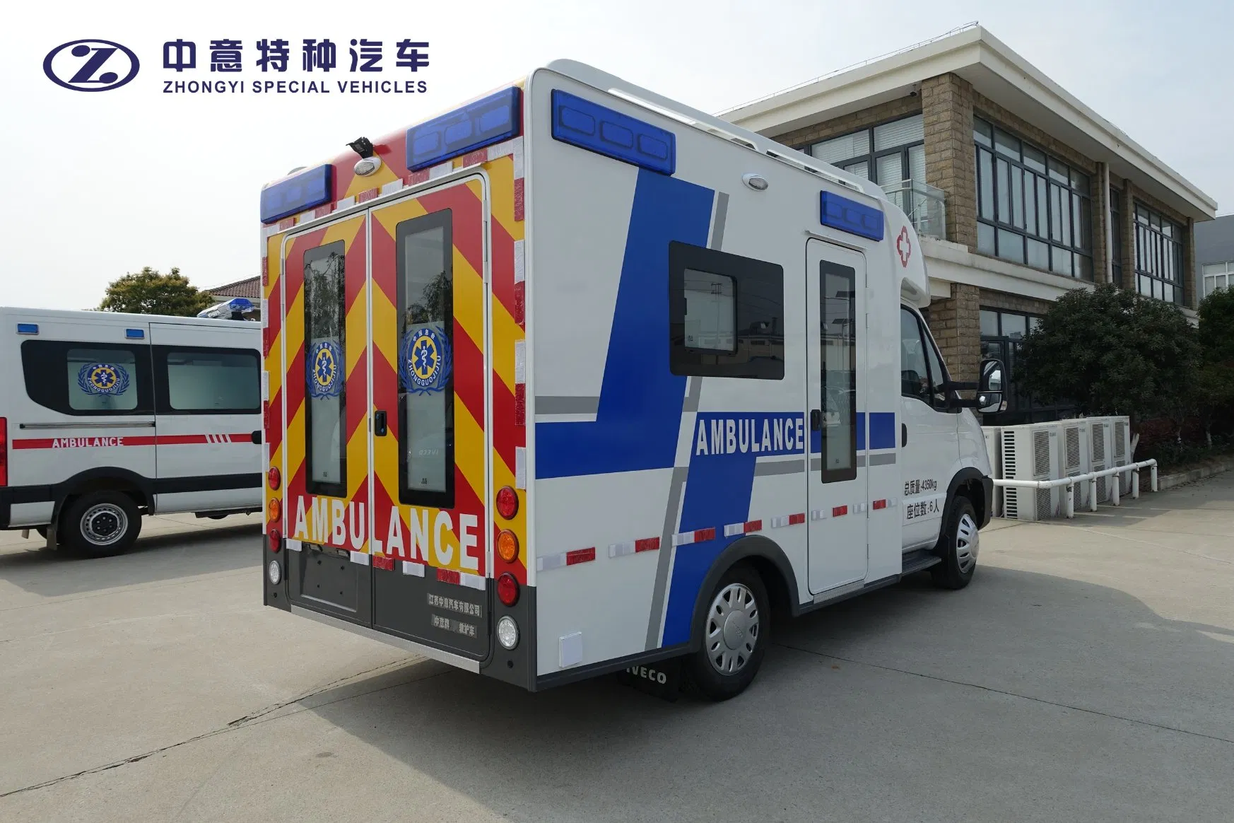 Cost-Effective High-Quality Easy to Sterilize Transit Ambulance for Urban Emergency