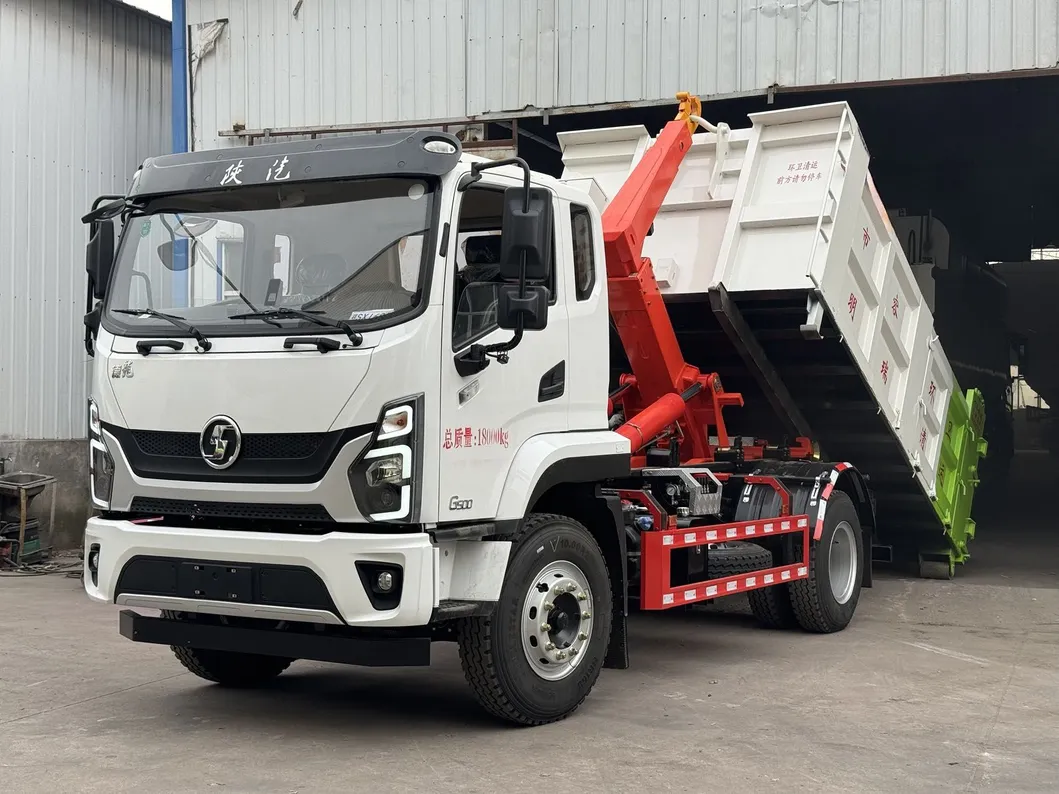 Heavy Duty Hook Lift Garbage Truck