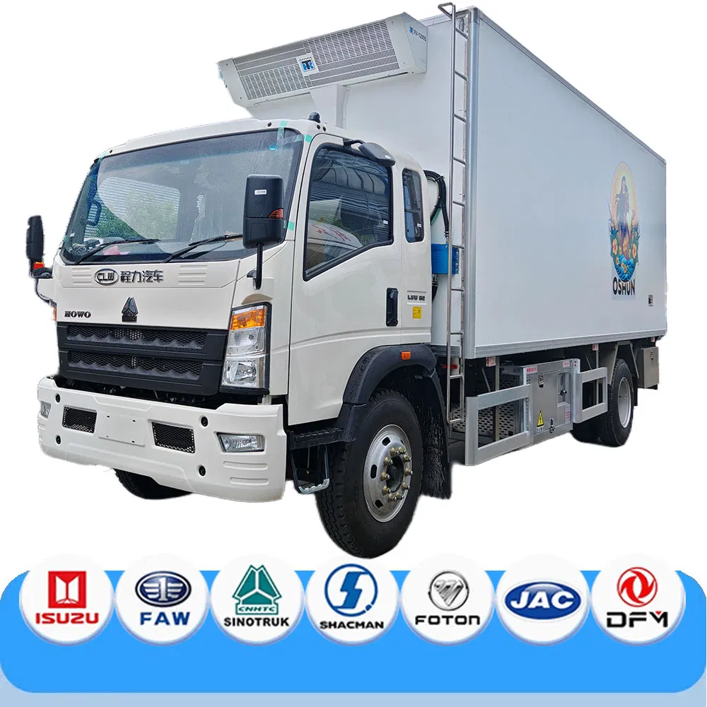Sinotruk HOWO 8 Ton Refrigerated Truck, 20cbm Van Truck, Reefer Truck, Freezer Truck