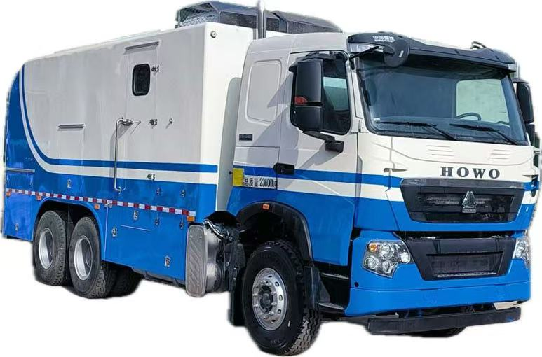 Sinotruck HOWO Oilfield Petroleum Special Vehicle Well Wireline Logging Truck with Drillstem Testing Logging Unit