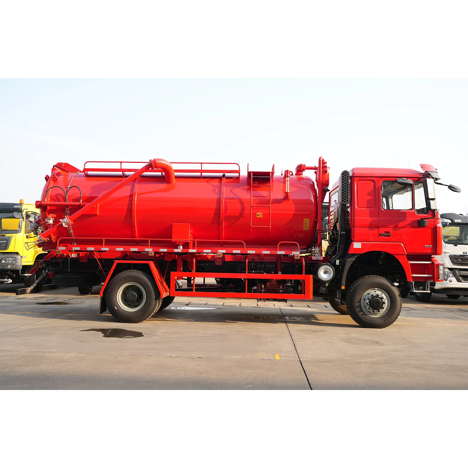 16, 000-Liter High-Pressure Cleaning Vacuum Truck for Liquid Sewage Transportation
