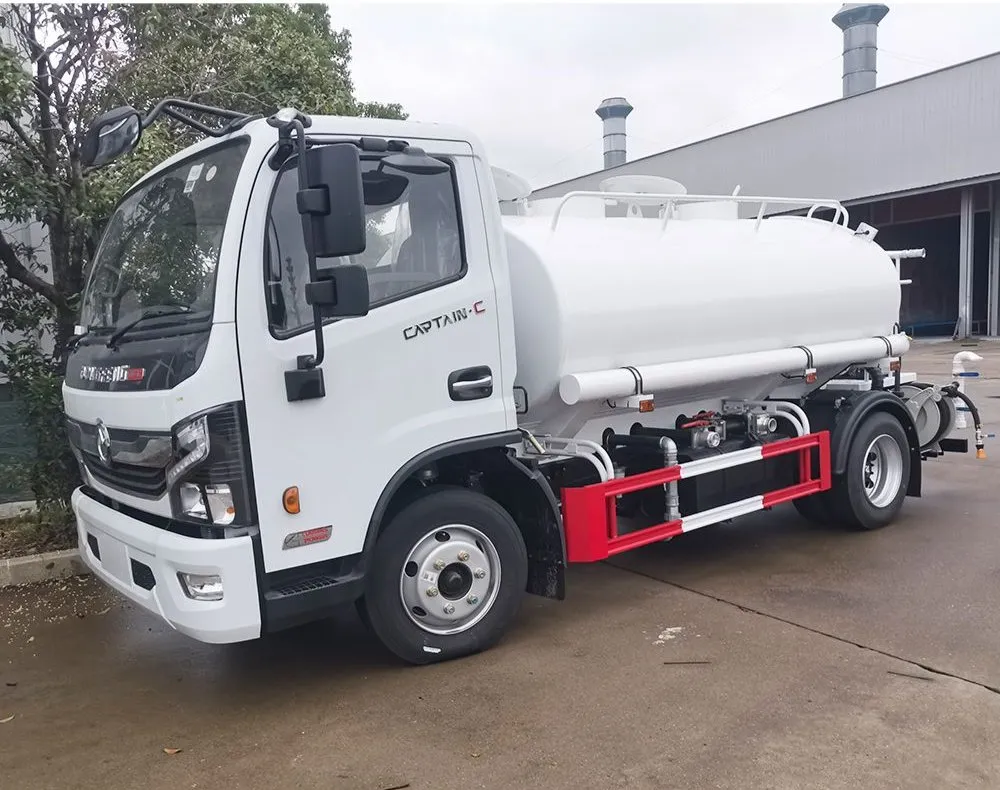 Water Sprinkler Truck Front View