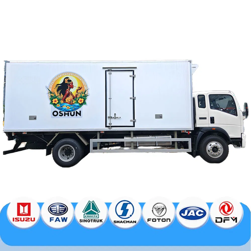 Sinotruk HOWO 8 Ton Refrigerated Truck, 20cbm Van Truck, Reefer Truck, Freezer Truck
