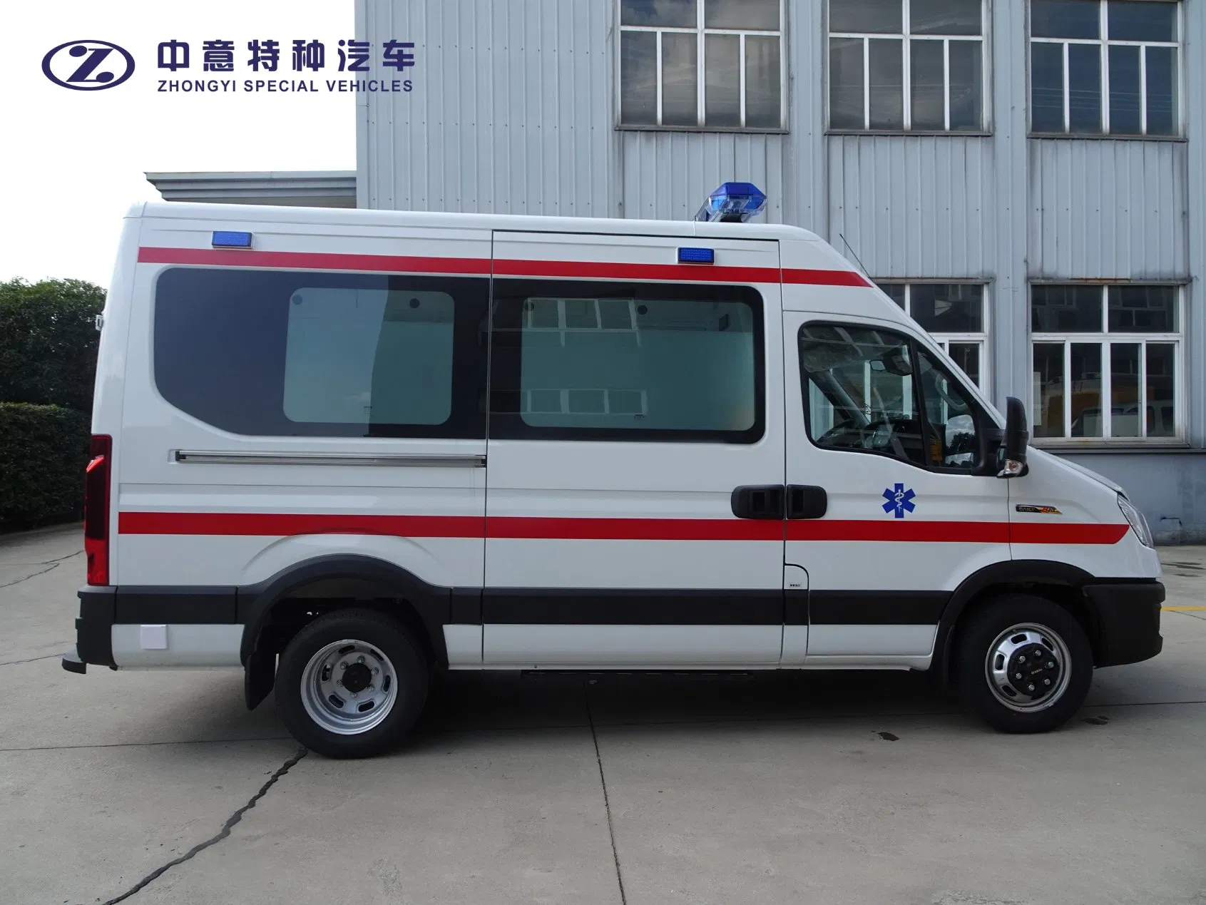 Comfortable Easy to Sterilize Emergency Ambulance for Accident Scene Rescue