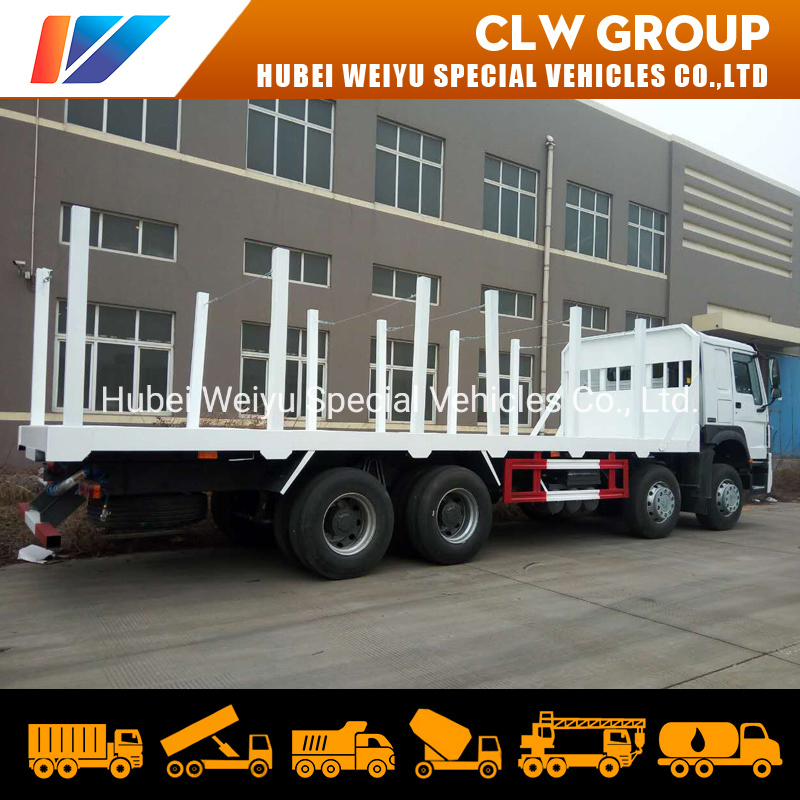 10 Wheels Awd All Wheel Drive Logging Truck HOWO 6X6 Logging Tray Truck