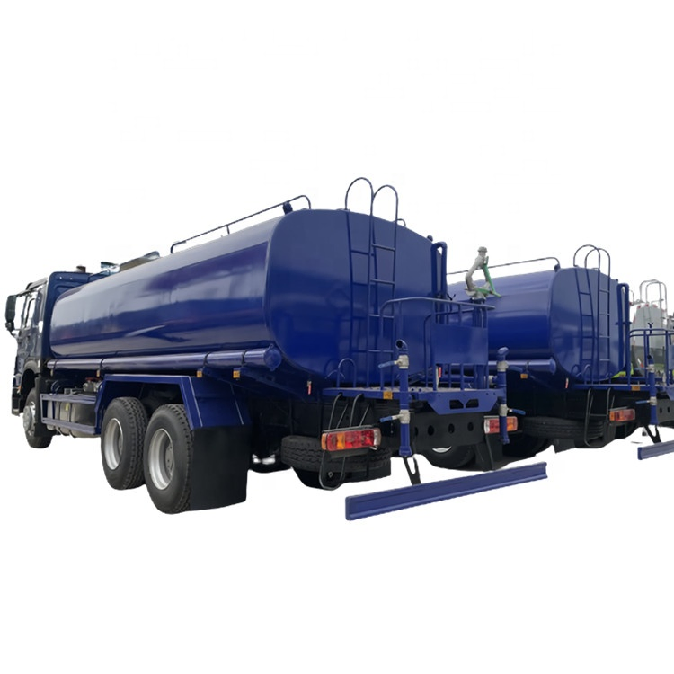 HOWO Blue Color LHD 6X4 20000liters 25000liters Watering Cart 22m3 20kl Construction Site Water Bowser