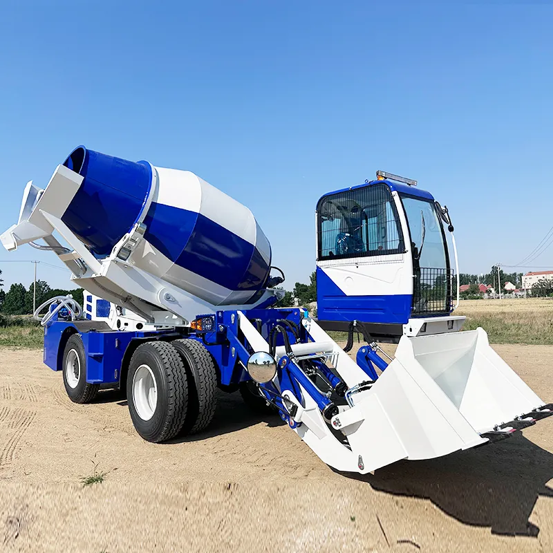 Self Loading Mixer Truck Operation