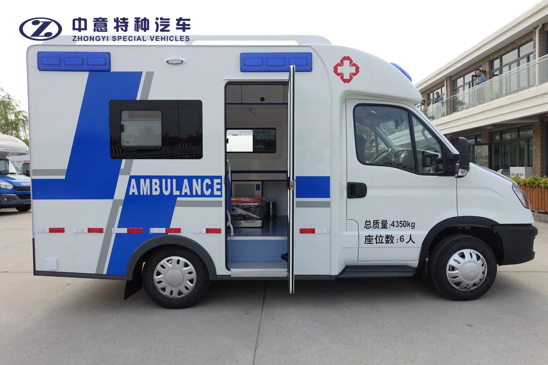 Cost-Effective High-Quality Easy to Sterilize Transit Ambulance for Urban Emergency