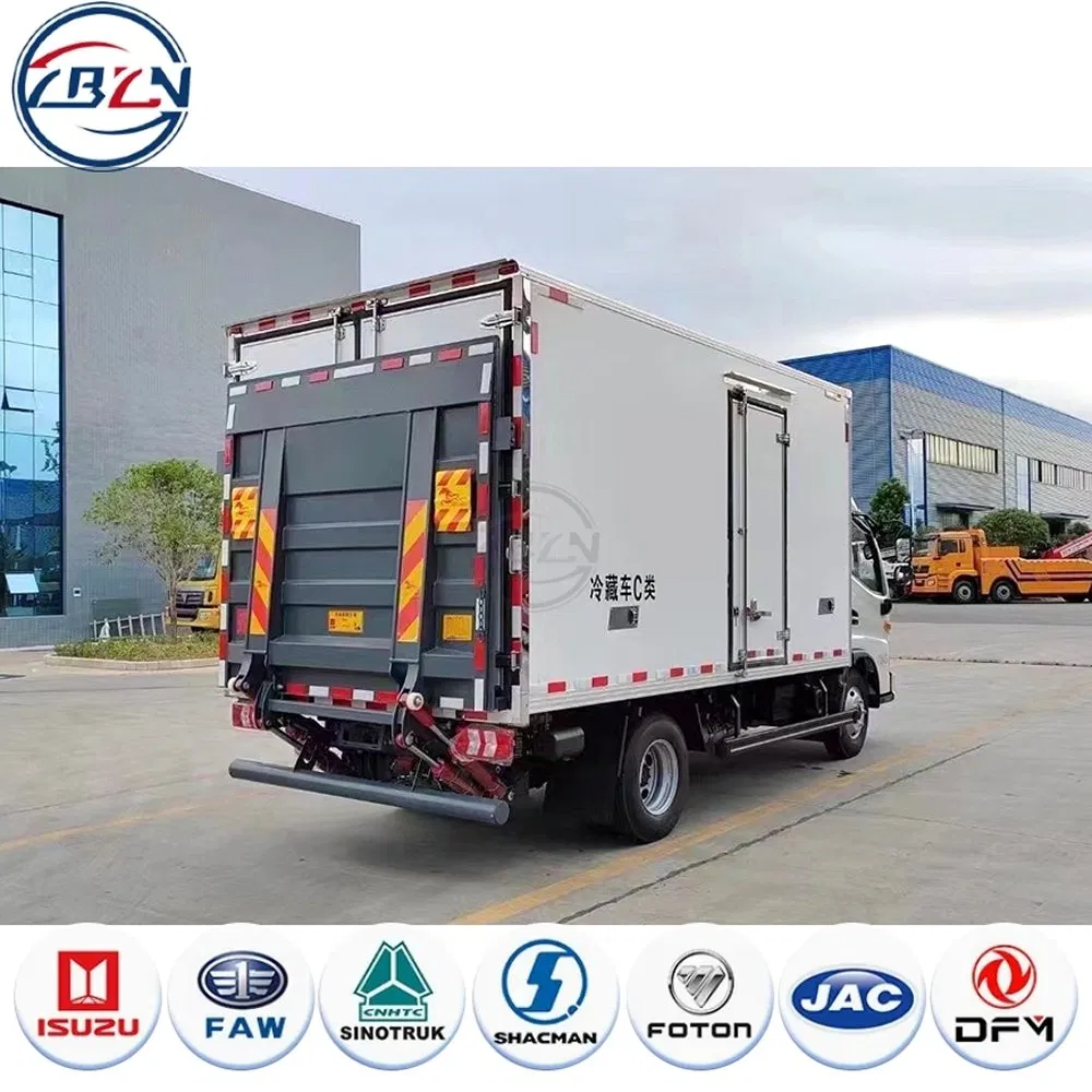 Hot Sale JAC New or Sued 5 Tons 4*2 Refrigerator Refrigerated Freeze Van Cargo Box Food Truck Factory Direct Sales