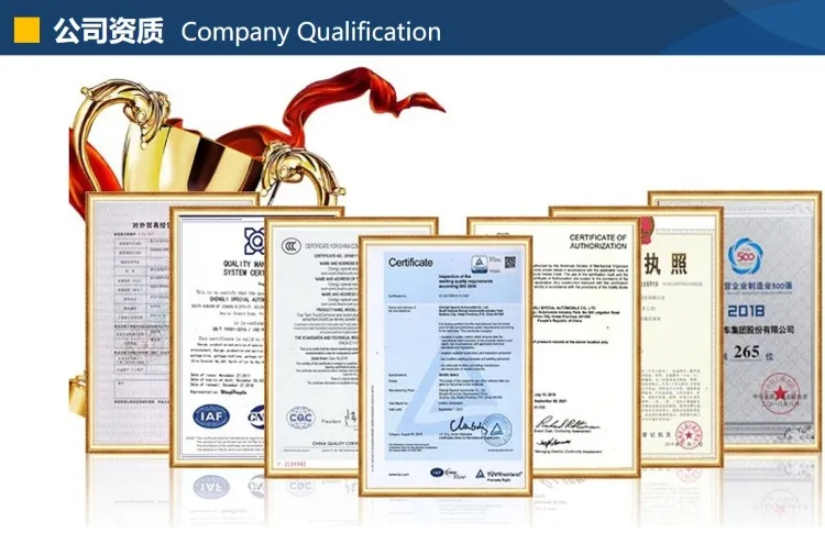 Certifications