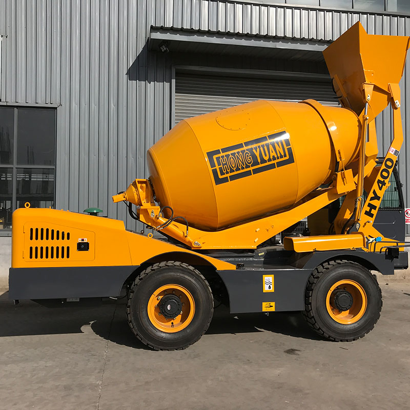 Manufacturer Hy 4.0 Mobile Self Loading Concrete Mixer Machine 4m3 Diesel Mini Small Cement Truck Mixer for Sale