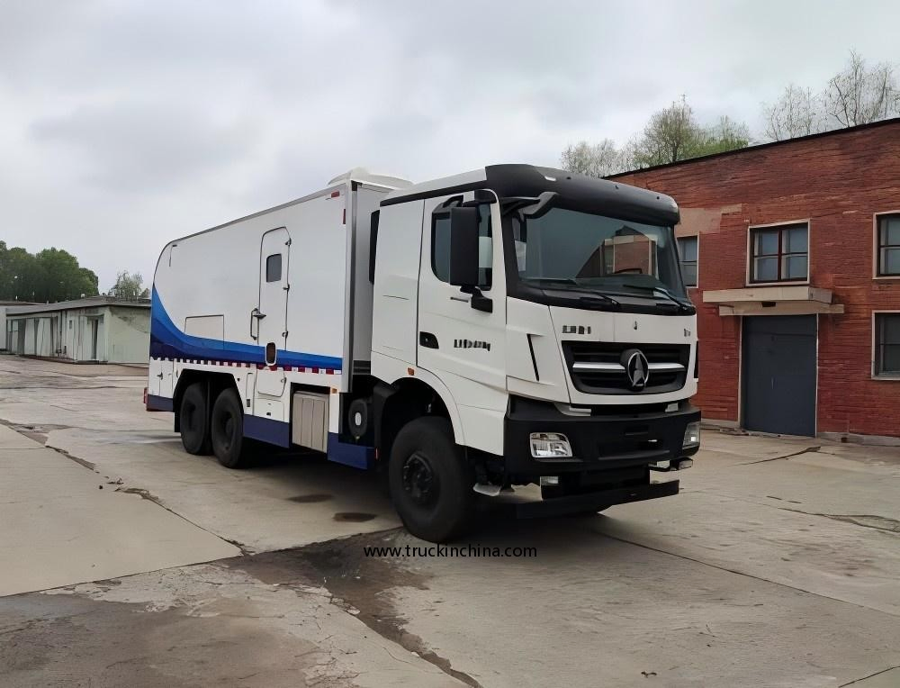 Beiben V3 off Road 6X6 Oilfield Petroleum Special Vehicle Well Testing Wireline Logging Trucks with Drillstem Testing Logging Unit