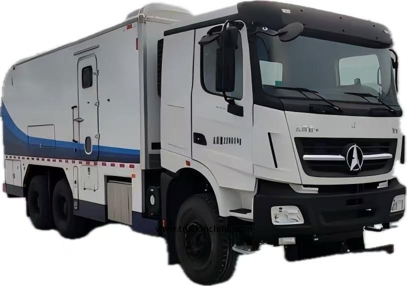 Beiben V3 off Road 6X6 Oilfield Petroleum Special Vehicle Well Testing Wireline Logging Trucks with Drillstem Testing Logging Unit