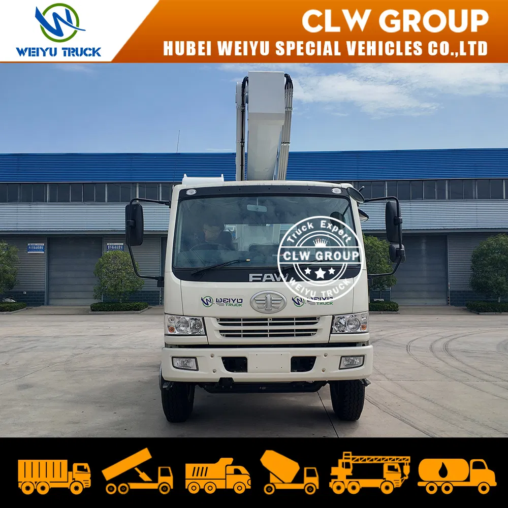 China Factory FAW 40m 45m Bucket Truck Cherry Picker Truck for Sale