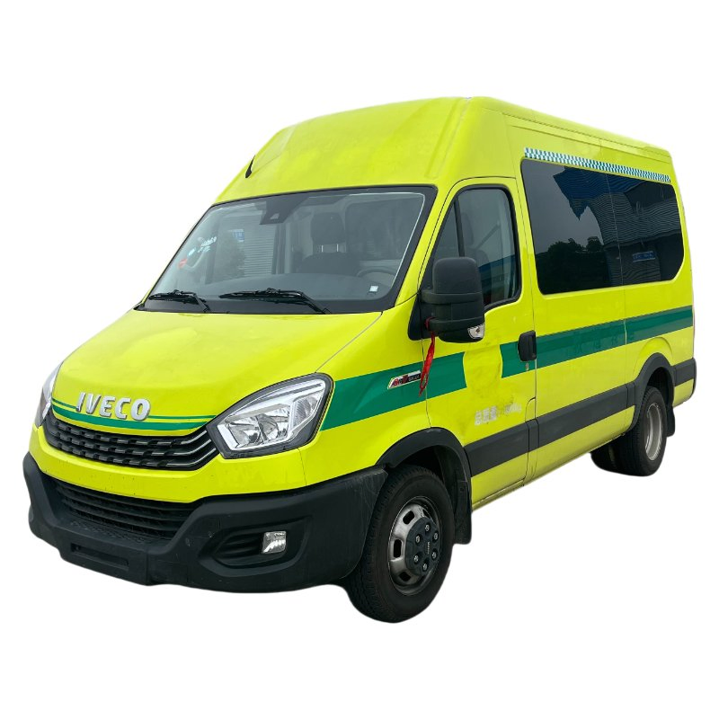 China I-Veco Medical Vehicle Ambulance Car 4X4 Boasting Electric Powered by Ambulance Van