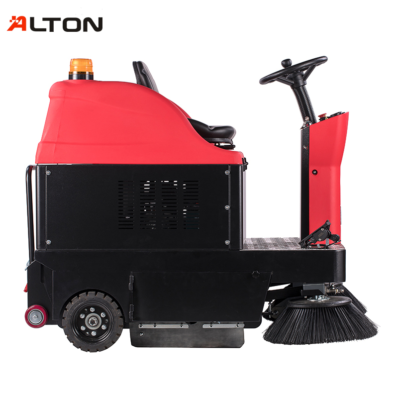 24V Ride-on Floor Sweeper Machine Brush Motor New for Mall Street Sweeper Industrial Automatic Commercial Electric Scrubber Dryer