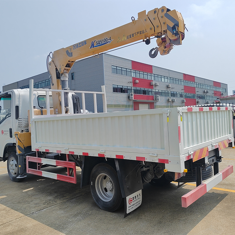 High Satisfaction Truck Mounted Crane Wrecker Crane Truck