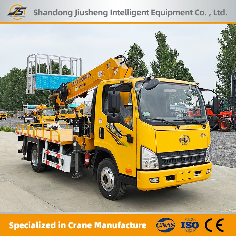 Straight Arm Aerial Work Platform 20 Meters Manned Lifting Aerial Work Platform