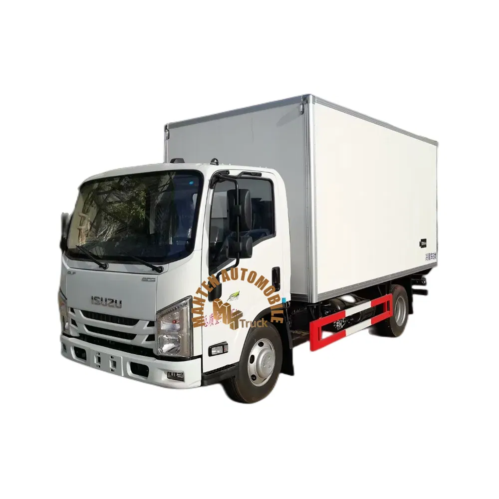 Isuzu Elf Nkr 4X2 5 Ton Small Van Freezer Truck Refrigerated Container Truck Refrigerator Truck