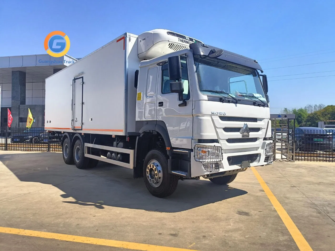 Dongfeng Sinotruk Jmc JAC Foton 20cbm 22cbm Theromo King Carrier Cold Refrigerator Ice Cream Truck Food Van Refrigerator Refrigerated Freezer Truck for Sea Food