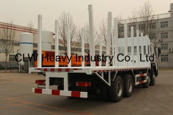 Sinotruk HOWO 8X4 Logging Tray Truck