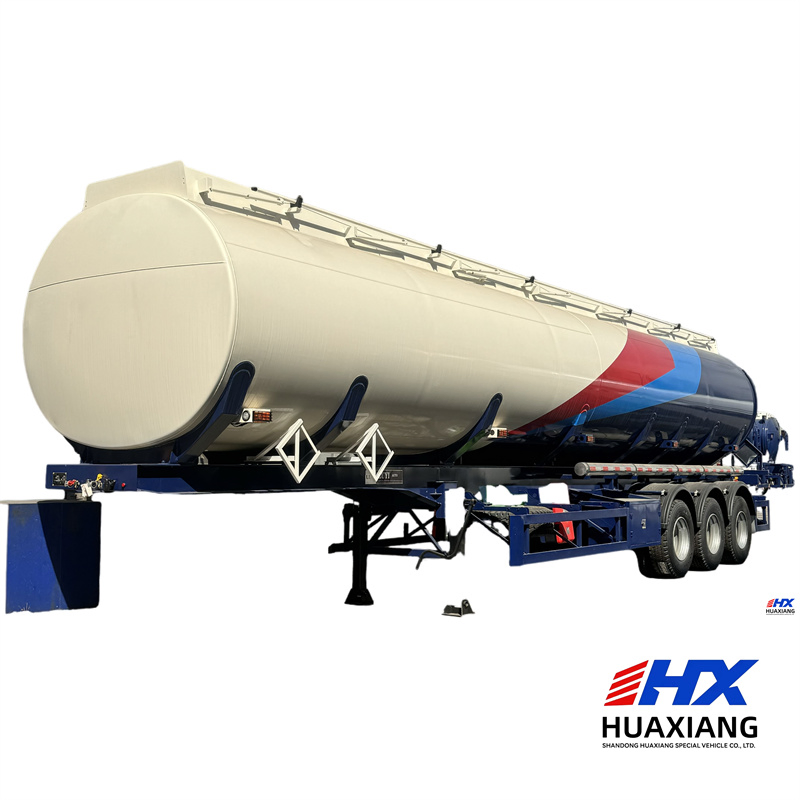 Dangerous Goods Transport Trailer Fuel Tanker Trailer Liquid Tank Truck Liquid Transport Semi-Trailer Gasoline and Diesel Transport Tank Trailer Truck