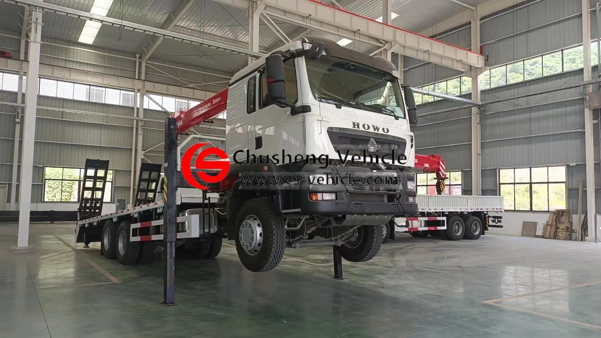 Factory Price 10 Wheel HOWO 6X4 Hydraulic Telescopic/Straight Boom Truck Mounted Crane Self Loader Truck 340HP Wrecker Towing Truck Wrecker Tow Truck for Sales