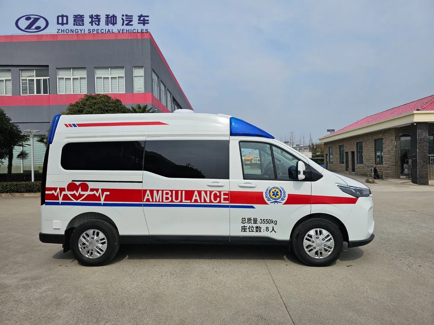 Durable Rust and Corrosion Resistant Transit Ambulance for Emergency Medical Assistance