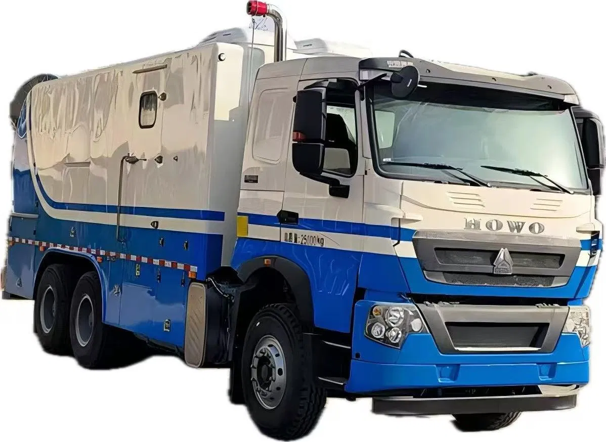 Sinotruck HOWO Oilfield Petroleum Special Vehicle Well Wireline Logging Truck with Drillstem Testing Logging Unit