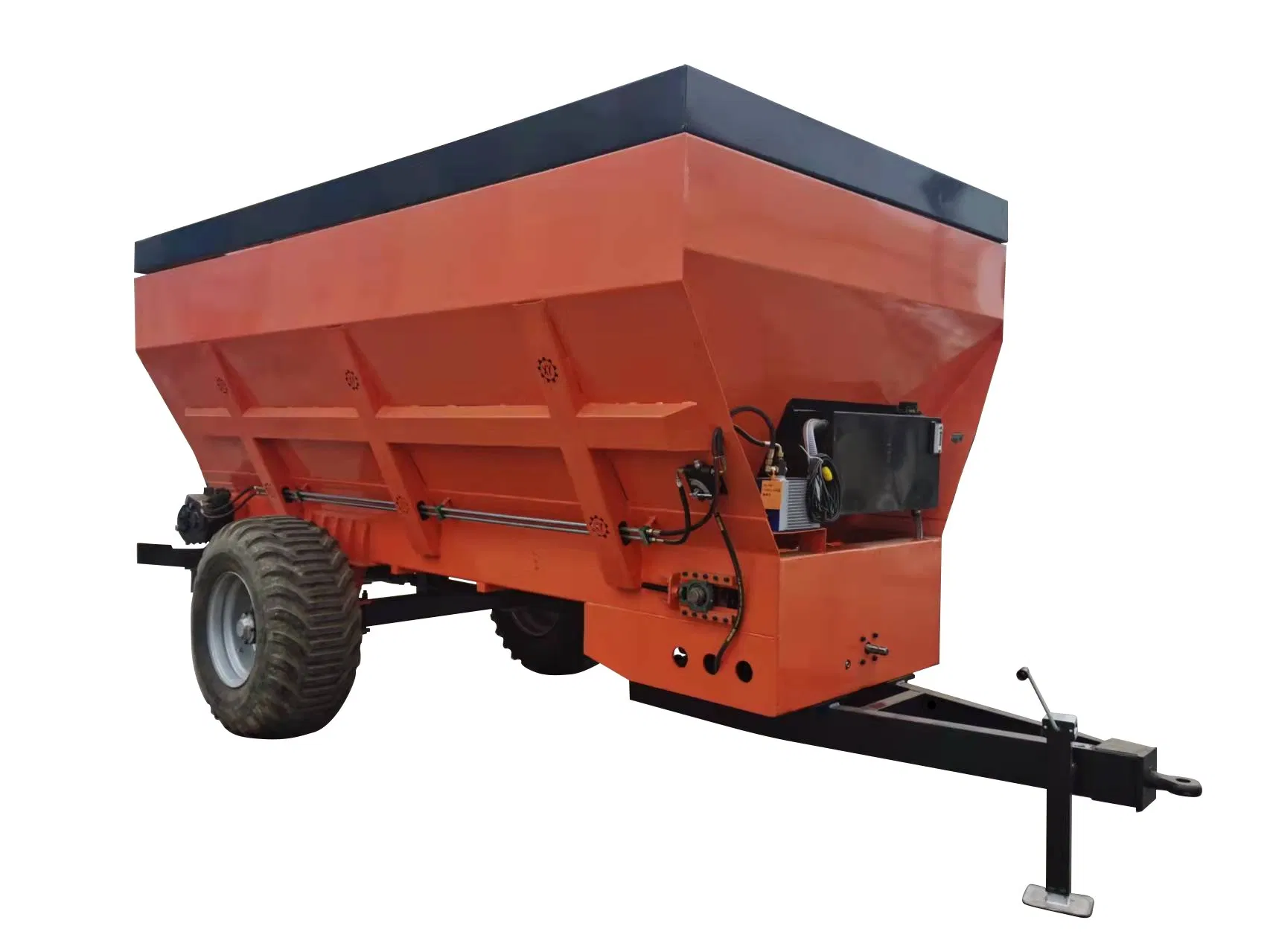 14-Cubic-Meter Traction Manure Spillage Vehicle, Rural Manure Spillage Vehicle