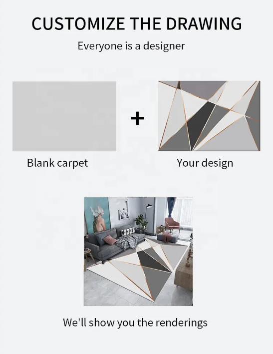 China High Quality Royal Floor Fabric Modern Luxury Crystal Velvet Carpet 3D Area Rug mats for Living Room gray carpet flooring tapete Factory, Factories
