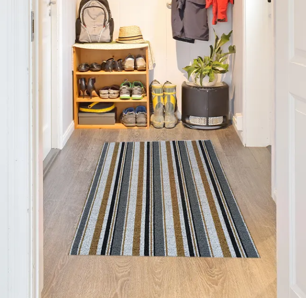 China Wholesale Custom Home Welcome Floor Kitchen Single Carpet Pvc Coil Non slip PVC Loop Mats Outdoor Mat Suppliers, Factory