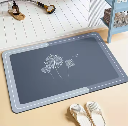 High-Quality Hot Sale Top Quality Bathroom Mat Quick Dry Diatom Mud Absorbent Morden Luxury Bath Rug Washable Plain Non-slip Carpet Manufacturers, Suppliers
