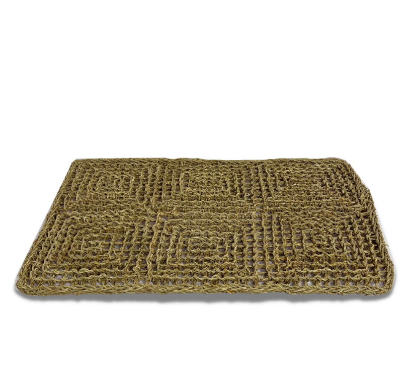 High-Quality Stylish Seagrass Floor Door Mat for Indoor and Outdoor Use - Durable and Eco-Friendly Entrance Rug with Non-Slip Backing Manufacturers, Factory