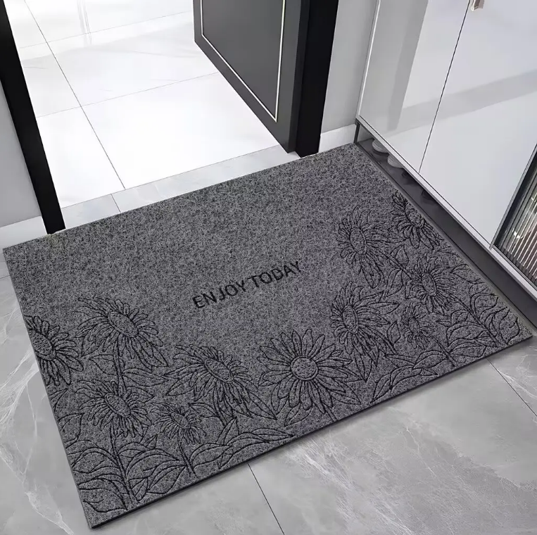 China indoor silk floor mat mud scraping and dedusting doormat dirt resistant and ash absorbing outdoor doormat Factory, Factories