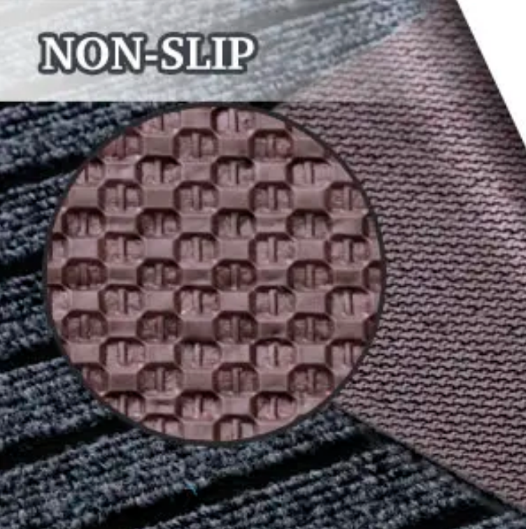 China Non-shedding TPR Carpet Tough Brown Color Backing Pads with Waterproof Texture Durable Rectangular Mat Factory, Factories