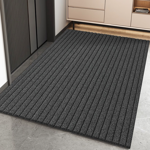 High-Quality Plastic Seven Rib Mats PP PE Entry Brush Shoe Carpet Runner Rugs Plastic Seven Rib PVC Backing for Commercial Door Haywall Runner Outdoor Supplier, Suppliers