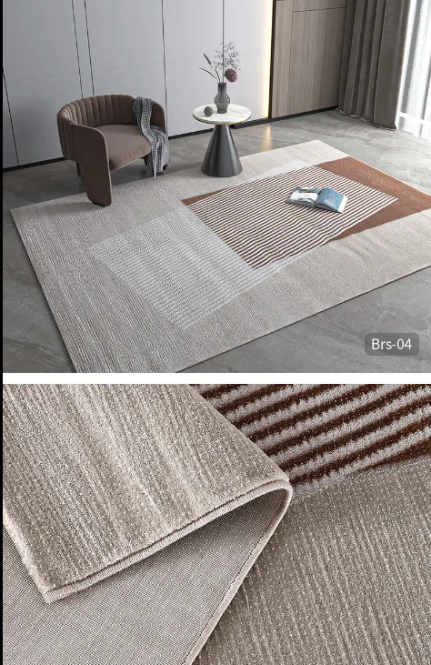 High-Quality Wilton Modern Striped Woven Carpets High Pile Machine Made Home Carpet Manufacturer, Supplier