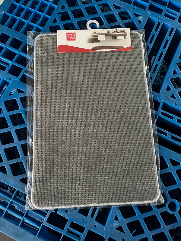 High-Quality Grid Indoor Front Doormat 3.5mm Pure Color Printed Chenille Surface Rubber Backing Manufacturer, Manufacturers