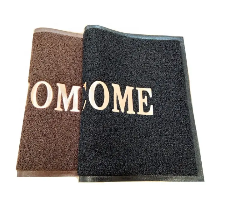High-Quality anti-slip waterproof custom embossed logo entrance mats pvc coil doormats indoor front welcome outdoordoor mats Manufacturers, Factory
