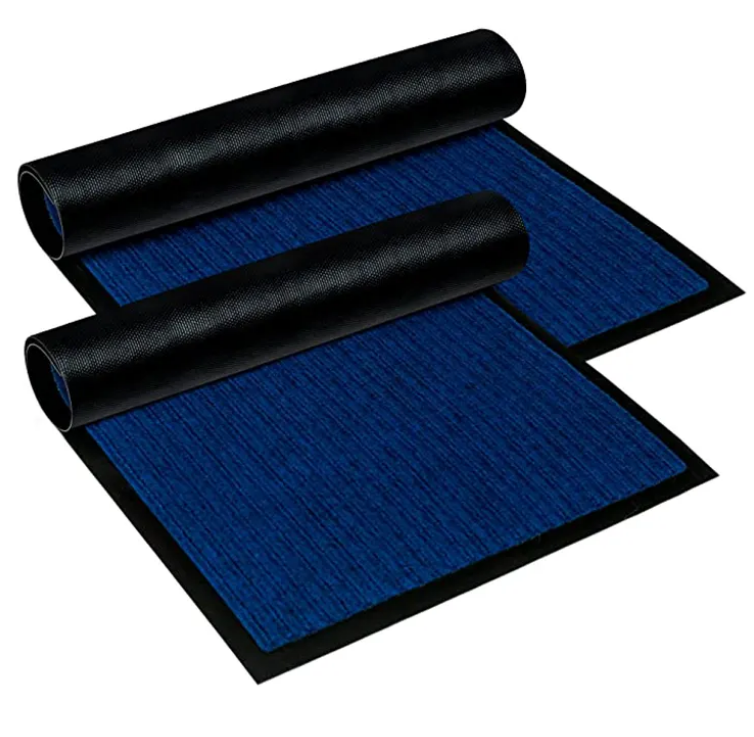 High-Quality Dirt Trapper Polyester Door Mats Indoor Outdoor Anti-skid Custom Foot Entrance Front Welcome Door Mats Supplier, Factories